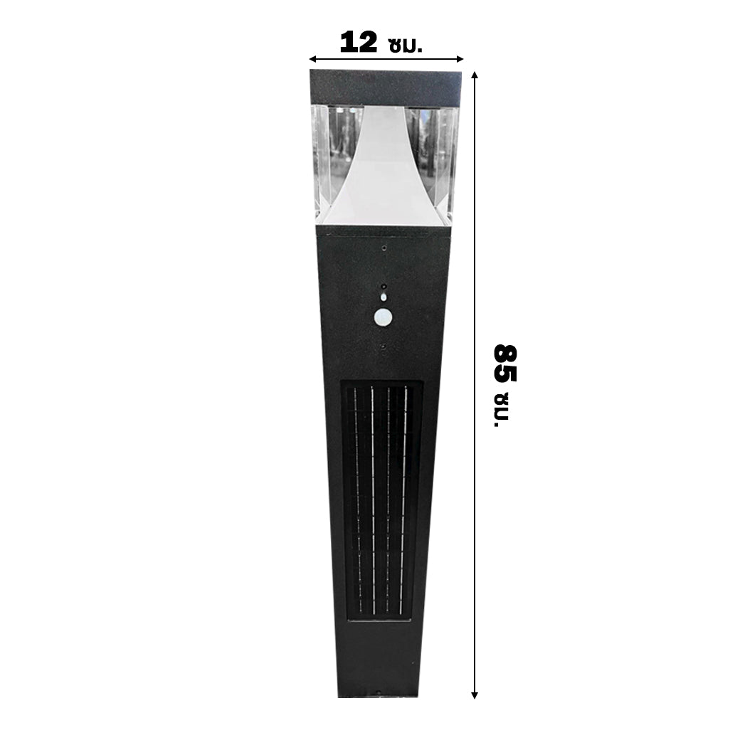 Solar/Vertical column lawn light/Type A /80cm high/Three-color light